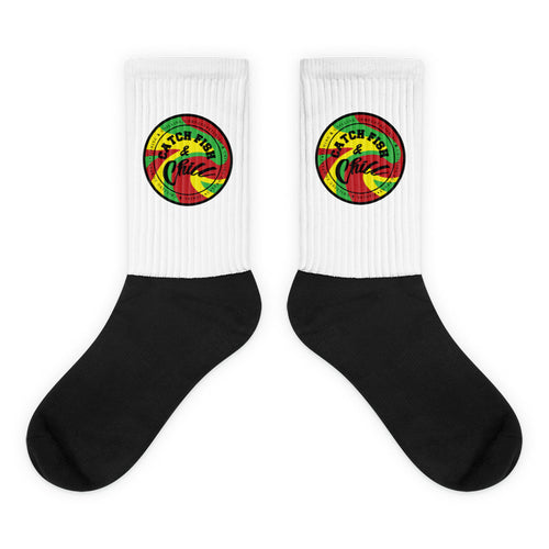 CF&C RASTA STAMP SOCKS